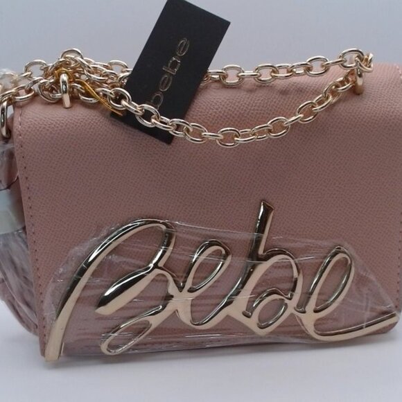 Bebe - Gabriel Shoulder Bag - Blush**BRAND NEW WITH TAGS - Picture 1 of 3
